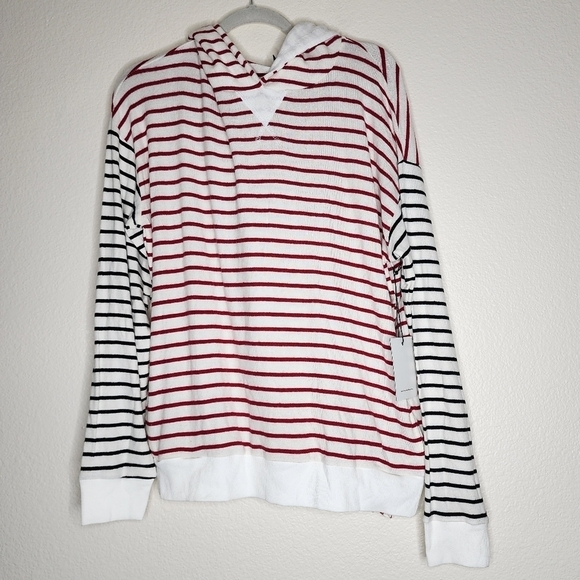 HYE PARK and LUNE Striped Hoodie 3 - Picture 1 of 9